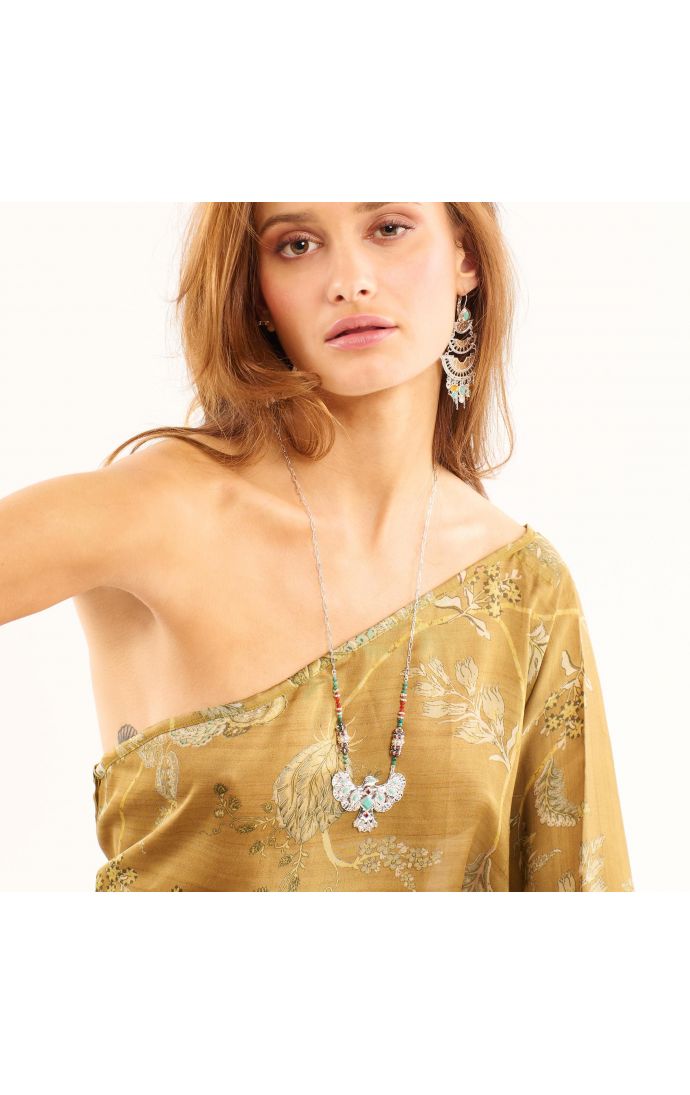 Hipanema Collier Mariachi Argenté