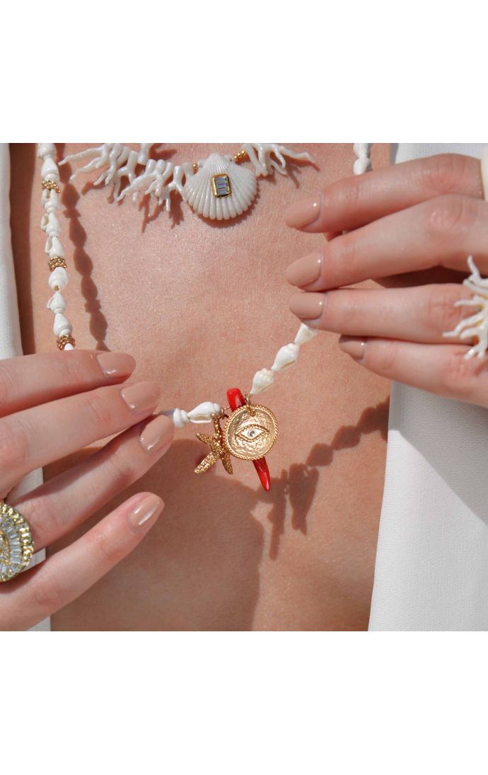 Hipanema Collier Martin Blanc