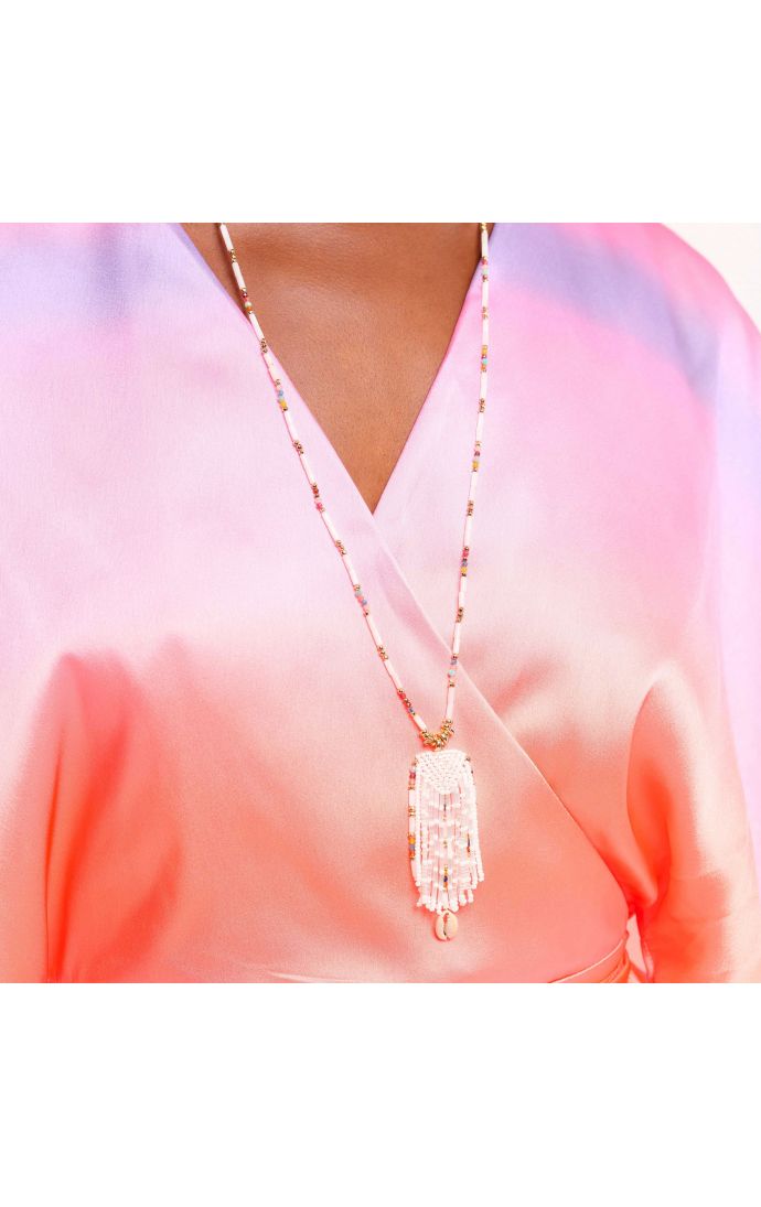 Hipanema Collier Merangue Blanc