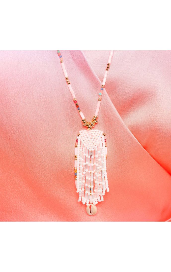 Hipanema Collier Merangue Blanc