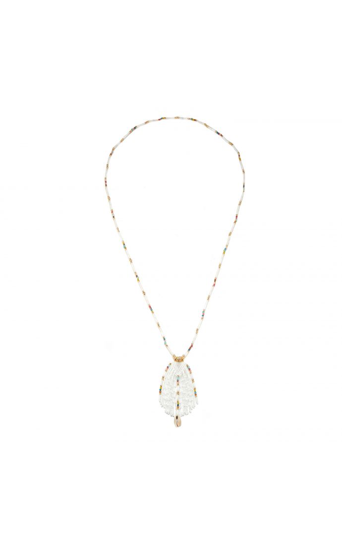 Hipanema Collier Merangue Blanc