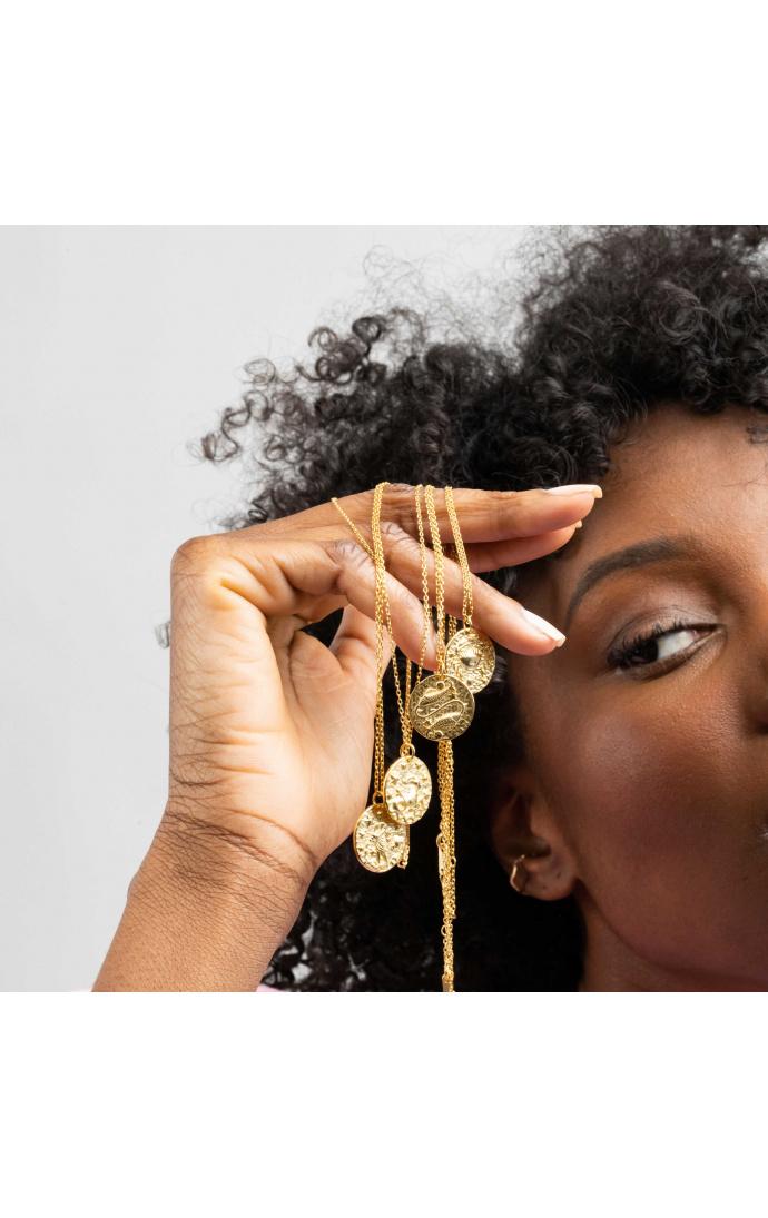 Hipanema Collier Mysign Bélier Doré