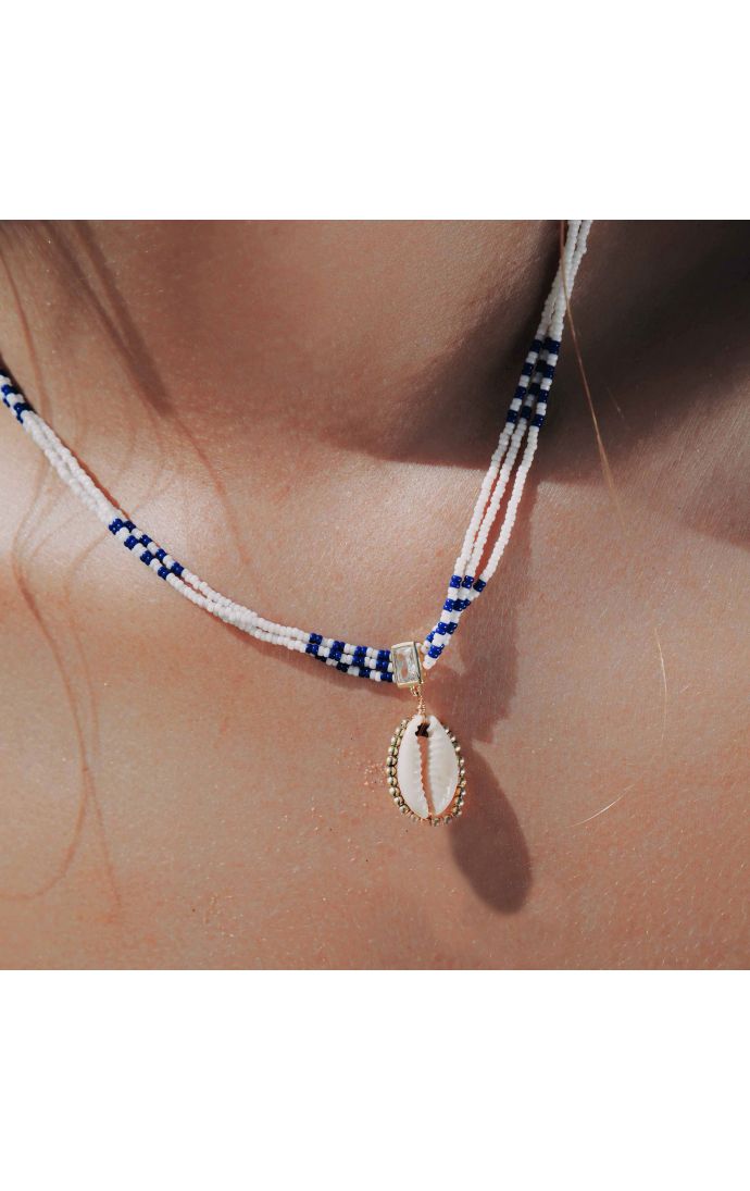 Hipanema Collier Nymphe Blanc