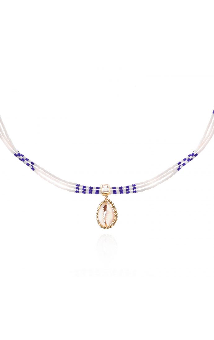 Hipanema Collier Nymphe Blanc