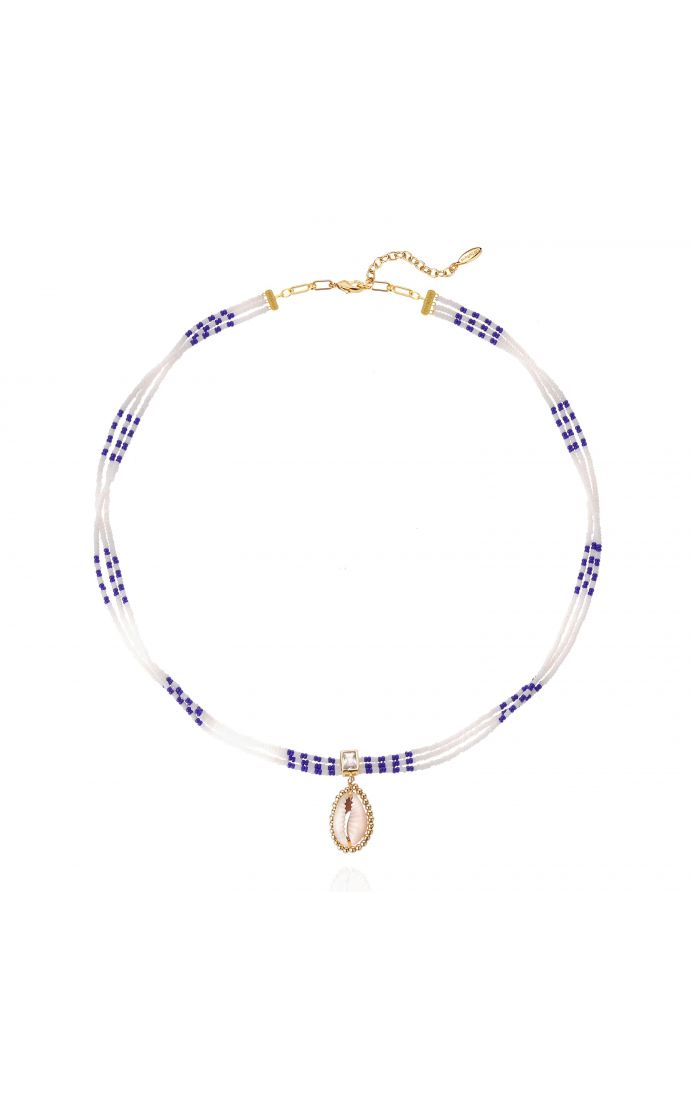 hipanema Collier Nymphe Blanc