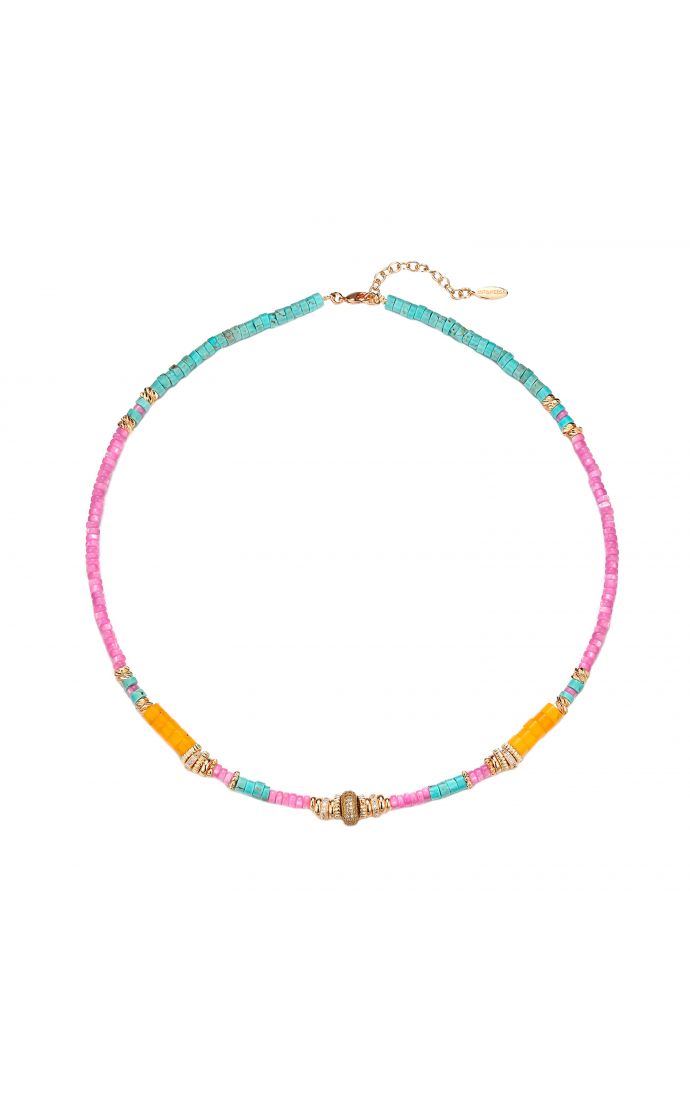 hipanema Collier Patinas Mauve