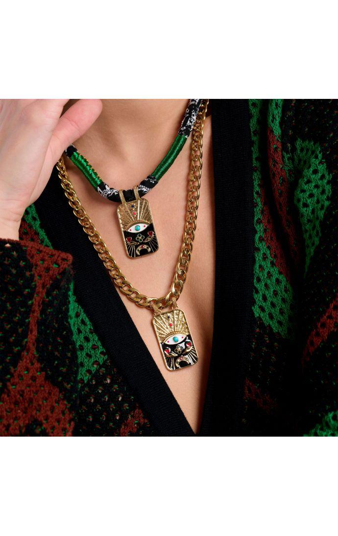 Hipanema Collier Pharaon Noir