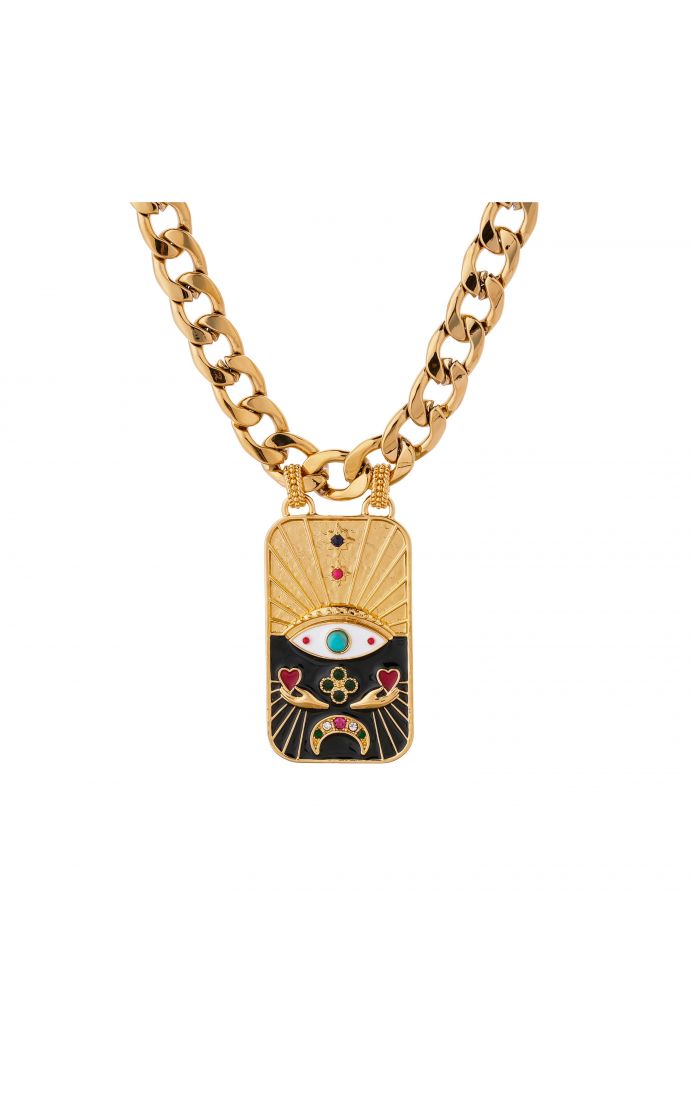 hipanema Collier Pharaon Noir