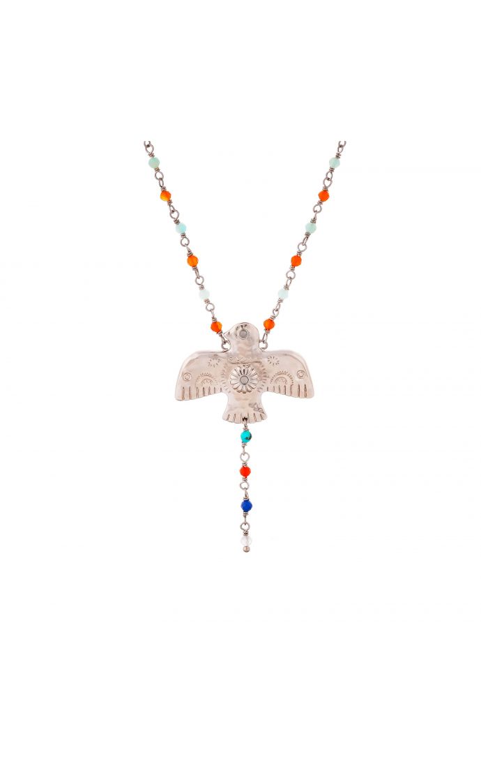 hipanema Collier Rosaria Argenté
