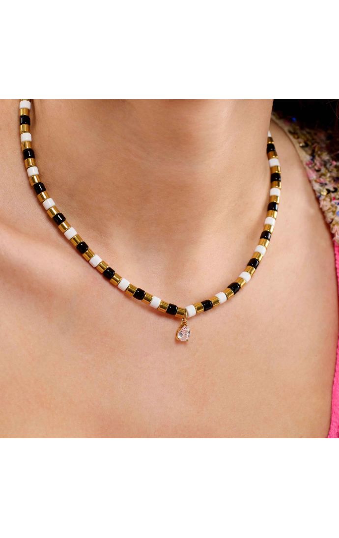 Hipanema Collier Sarbakane Noir