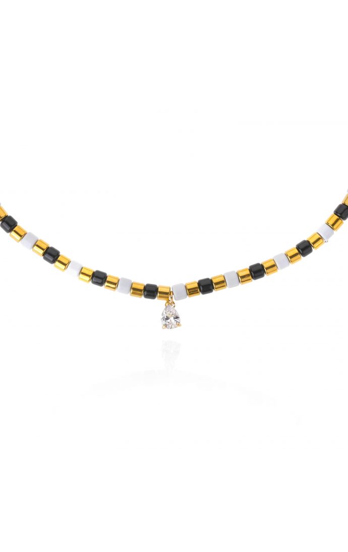 Hipanema Collier Sarbakane Noir