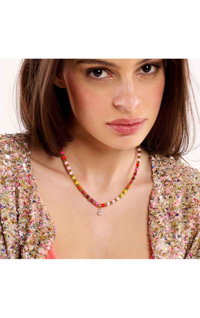 Hipanema Collier Sarbakane Rose