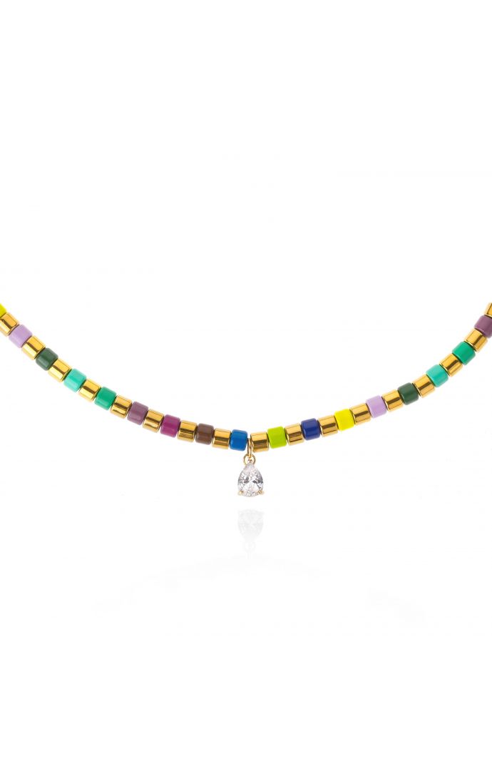 Hipanema Collier Sarbakane Vert