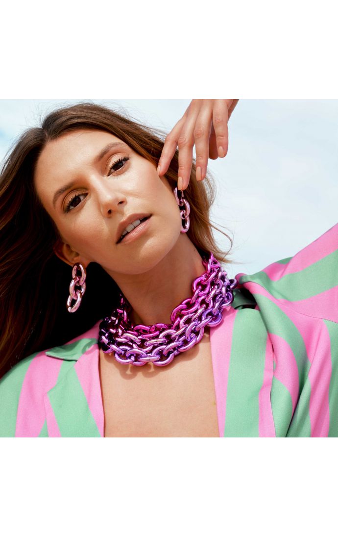 Hipanema Collier Snoop Fuschia