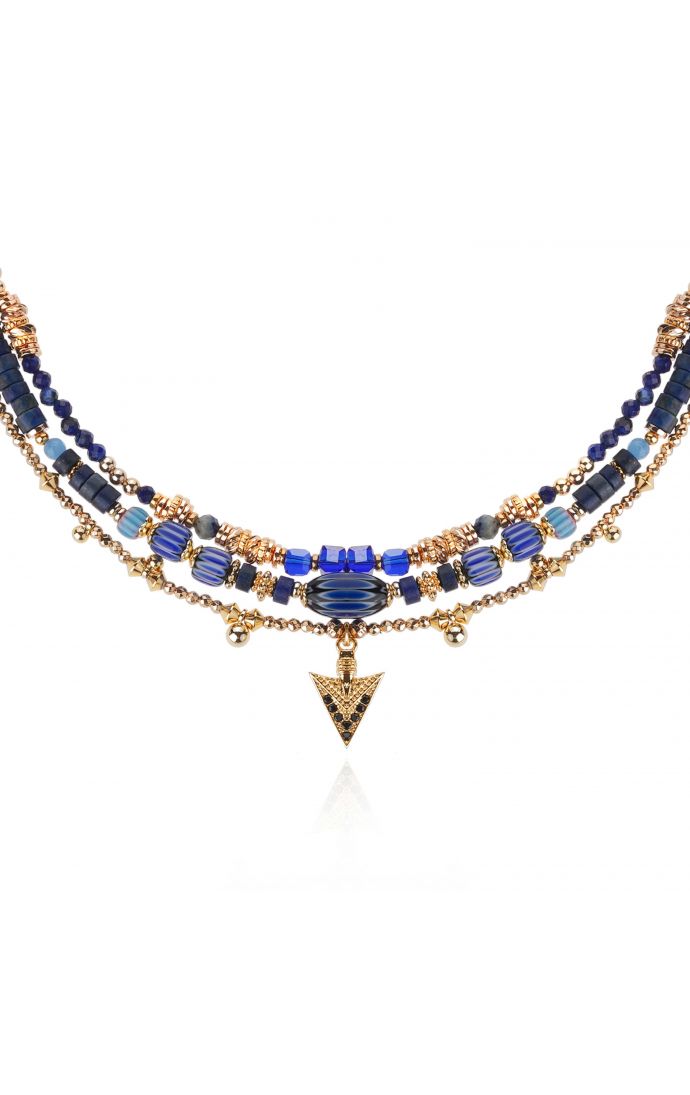 Hipanema Collier Trion Bleu