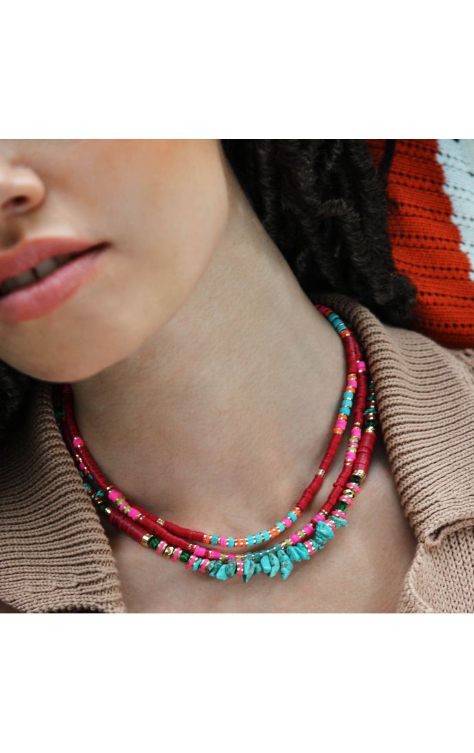 Hipanema Collier Trion Grenat