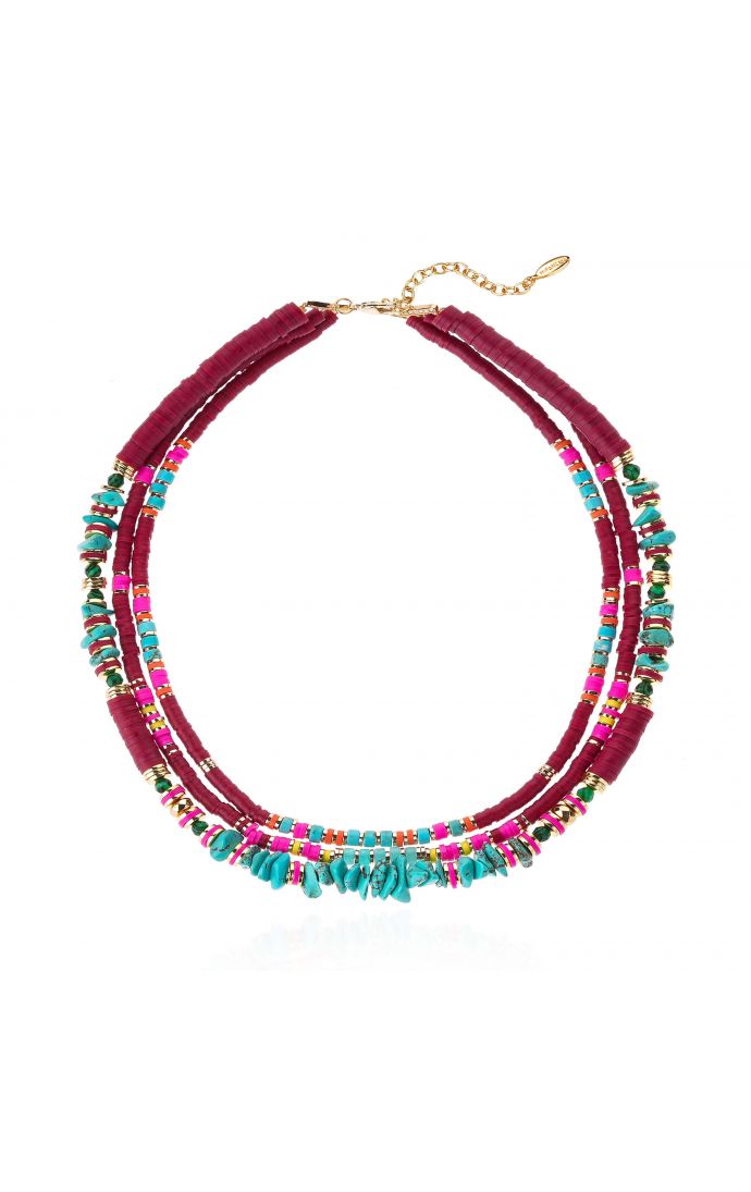 hipanema Collier Trion Grenat