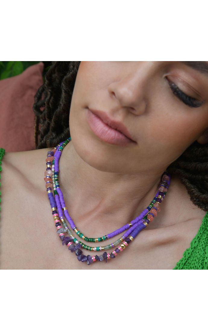 Hipanema Collier Trion Violet