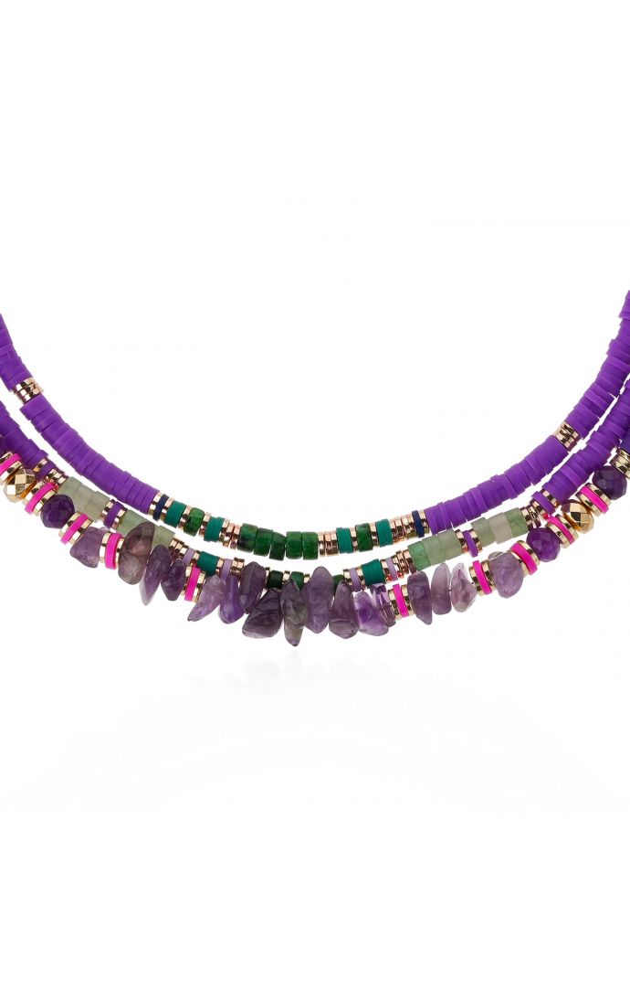 Hipanema Collier Trion Violet