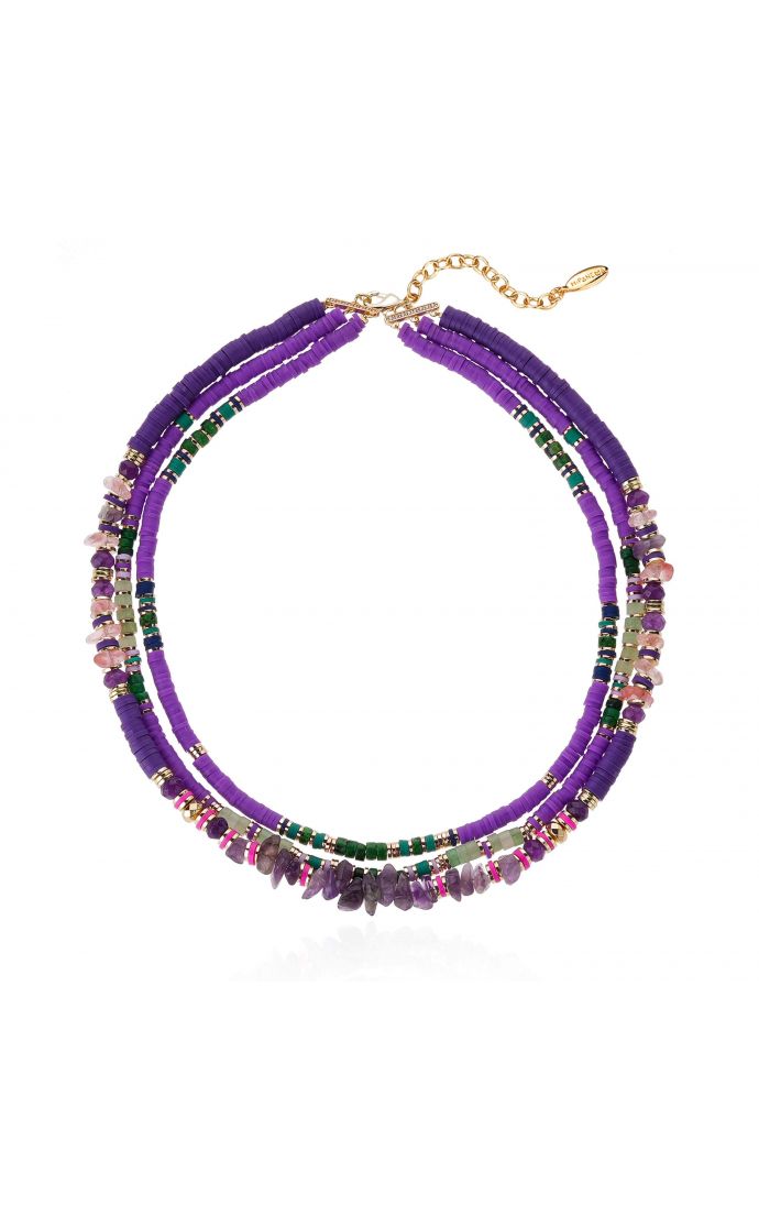 hipanema Collier Trion Violet