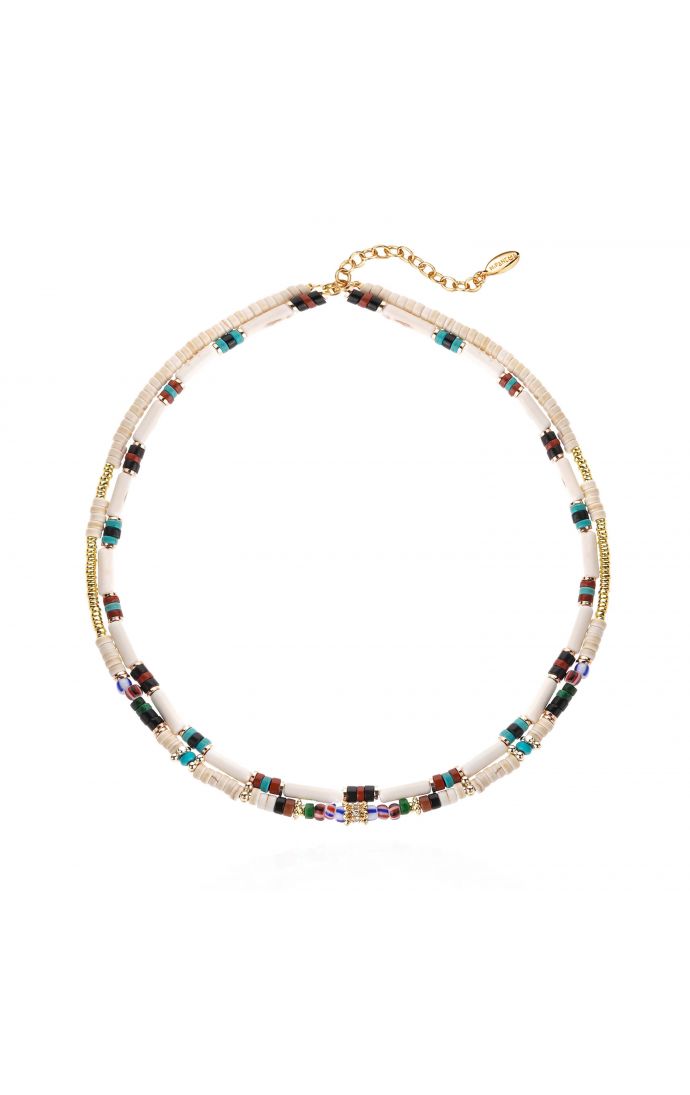 hipanema Collier Twinsy Crème