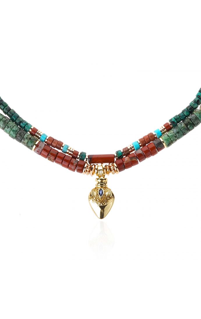 Hipanema Collier Twinsy Terre