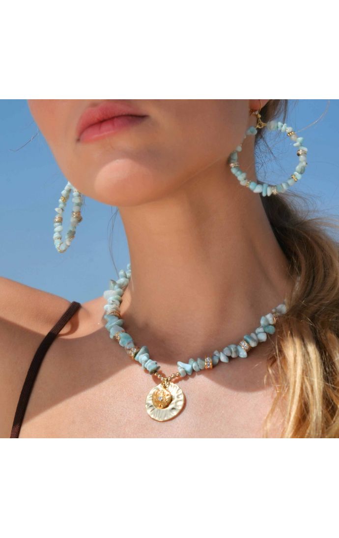 Hipanema Collier Victor Turquoise