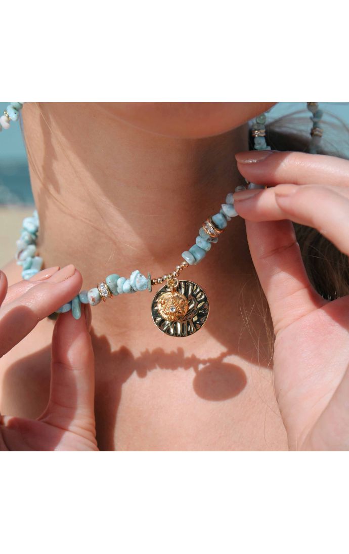 Hipanema Collier Victor Turquoise