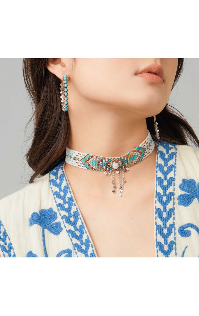 Hipanema Collier Wilma Argenté