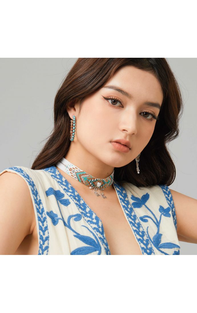 Hipanema Collier Wilma Argenté