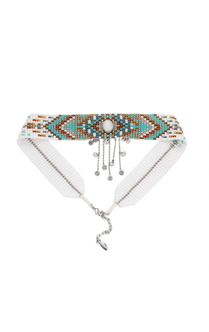 hipanema Collier Wilma Argenté