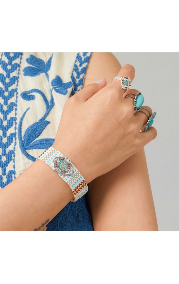 Hipanema Manchette Alonzo Argenté