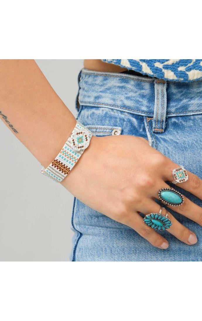 Hipanema Manchette Alonzo Argenté