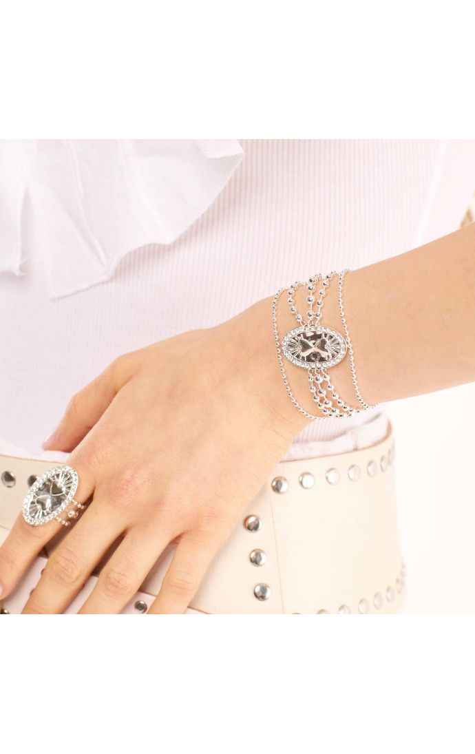 Hipanema Manchette Begining Argenté