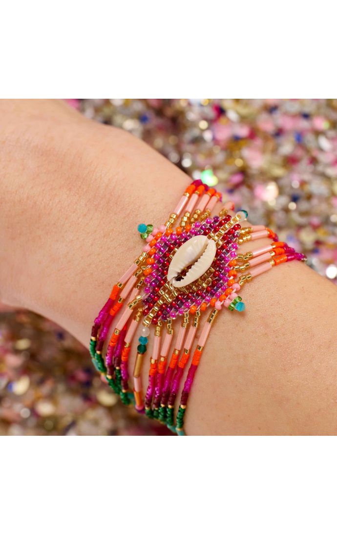 Hipanema Manchette Chokohona Fuschia