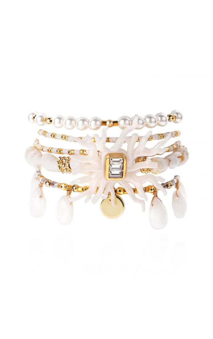 hipanema Manchette Egerie Blanc