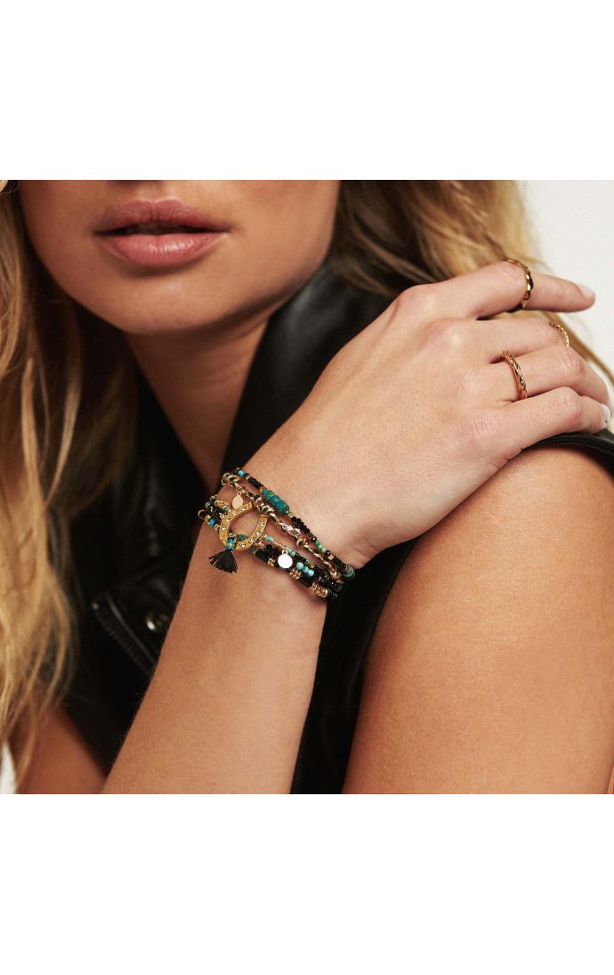 Hipanema Manchette Gitano Noir