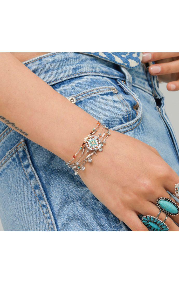 Hipanema Manchette Goldville Argenté