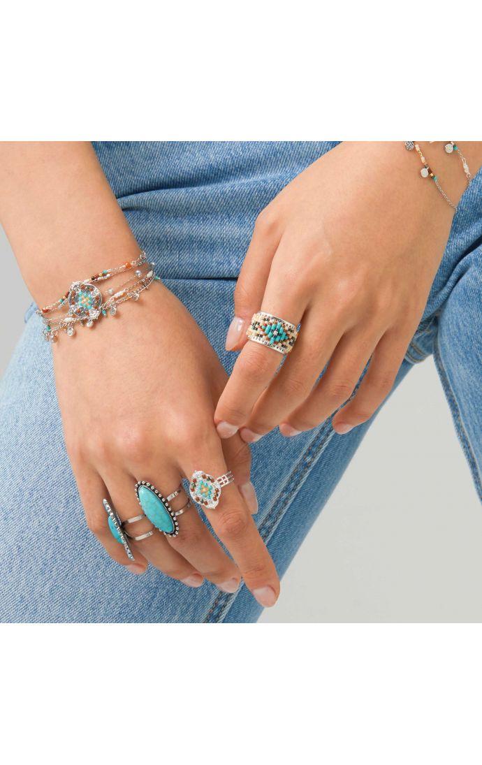 Hipanema Manchette Goldville Argenté