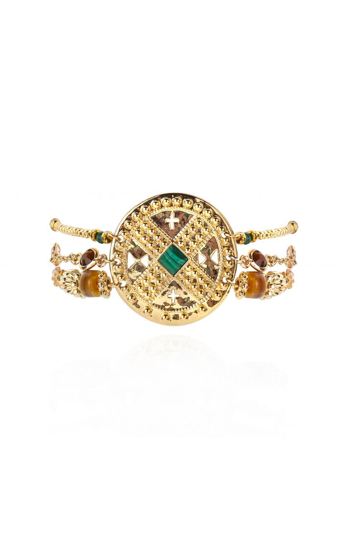 hipanema Manchette Hezou Doré