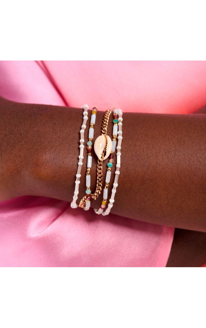 Hipanema Manchette Nusa Blanc