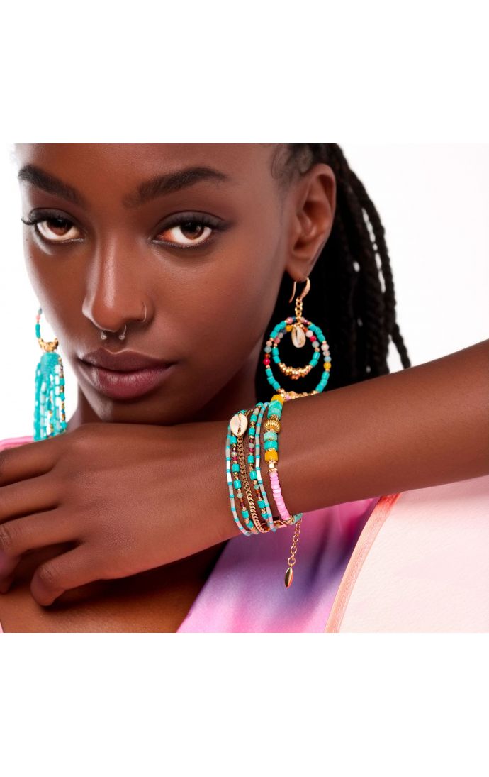 Hipanema Manchette Nusa Turquoise