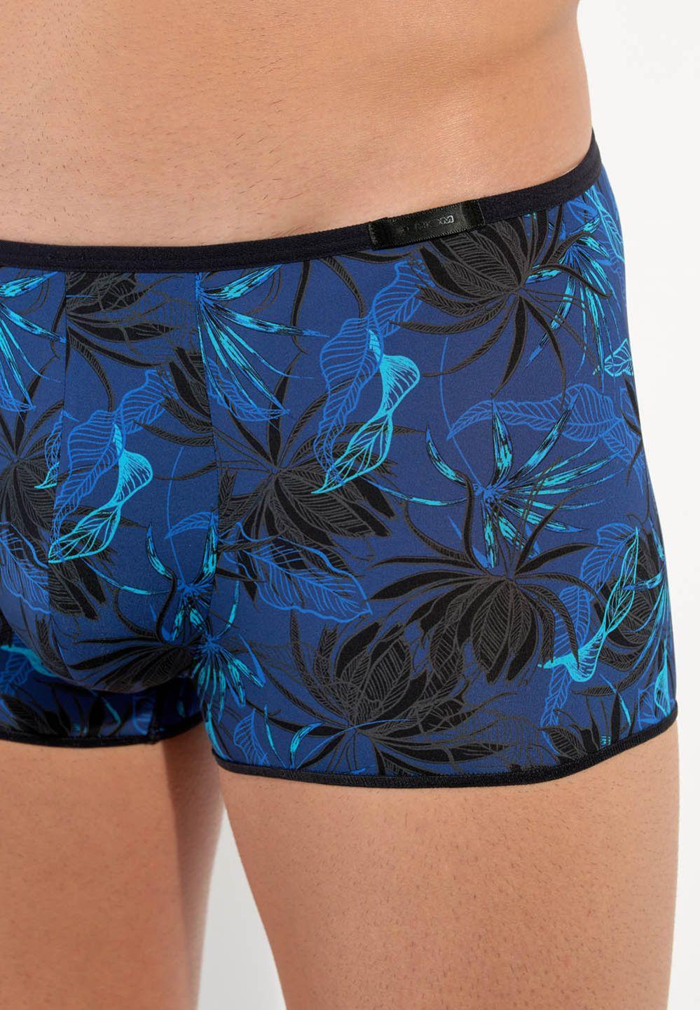 Hom Boxer Court En Couleur Imprimé Noir De La Collection Mode HOM