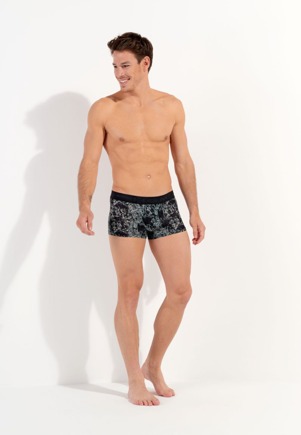 Hom Boxer Court TIGERS - HOM Respirant Léger Et Résistant Boxers Homme