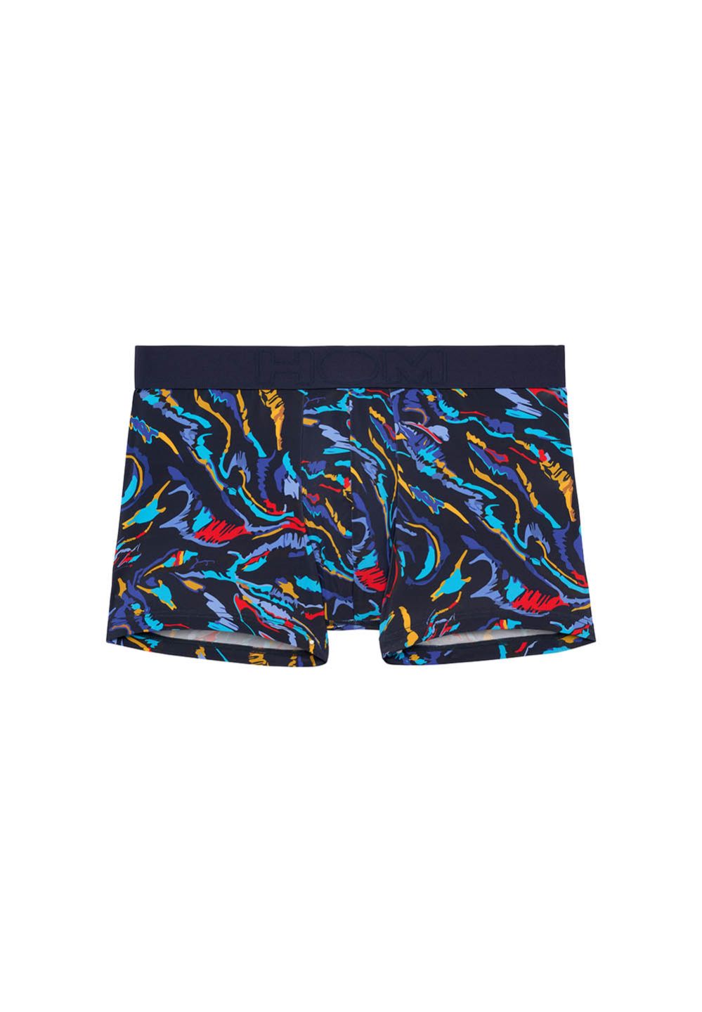 hom Boxer en couleur imprimé marine de la collection Mode HOM hom Boxer en couleur imprimé marine de la collection Mode HOM