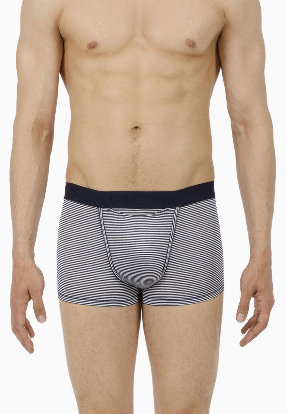 Hom Boxer En Couleur Navy De La HOM Collection Simon