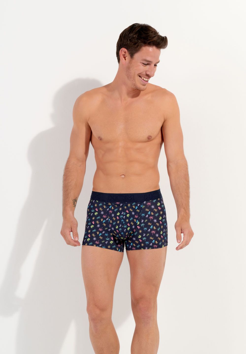 Hom Boxer HO1 CALIFORNIA - HOM Confort Et Douceur Du Coton Boxers Homme