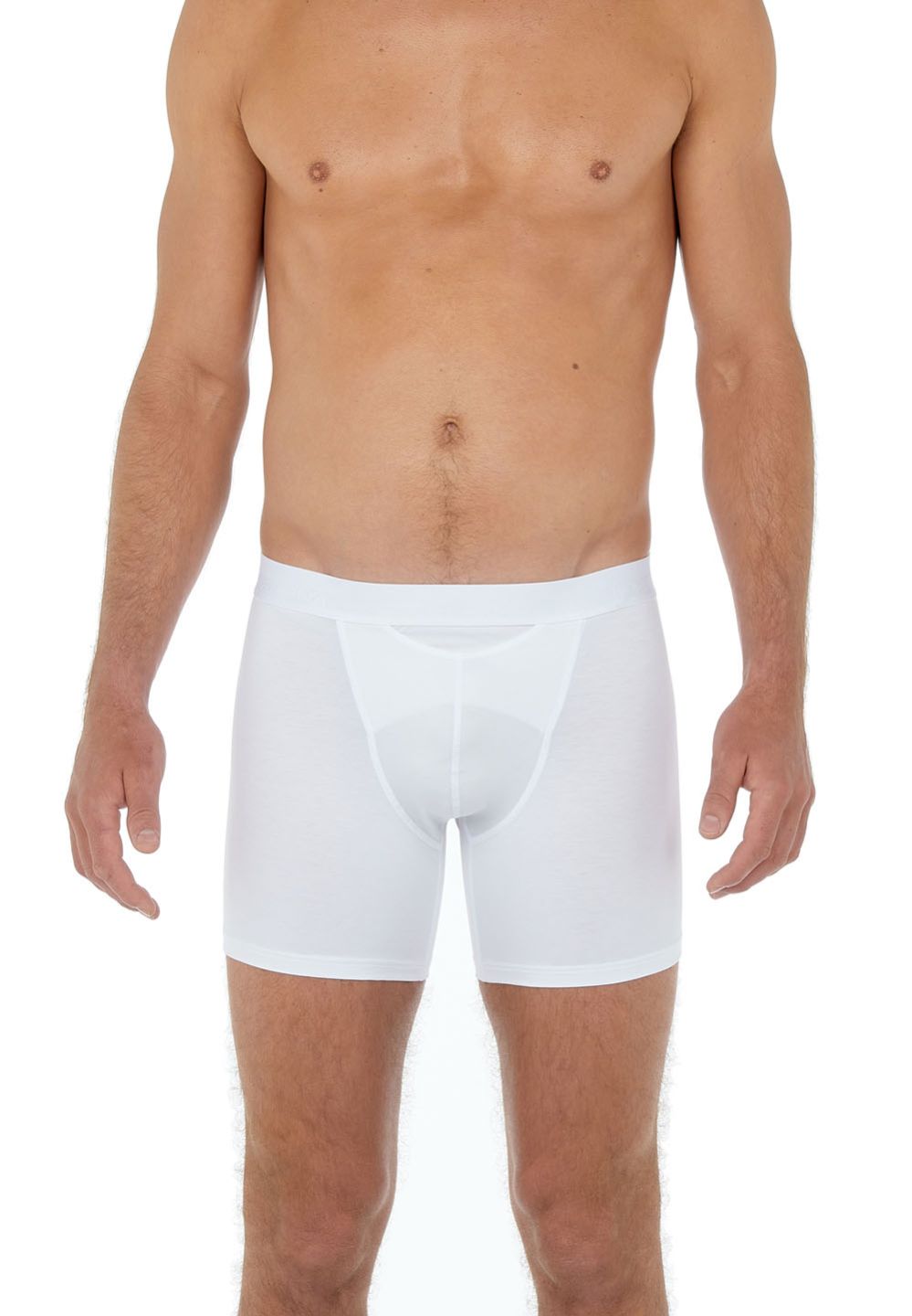 Hom Boxer Long En Couleur White De La HOM Collection HO1