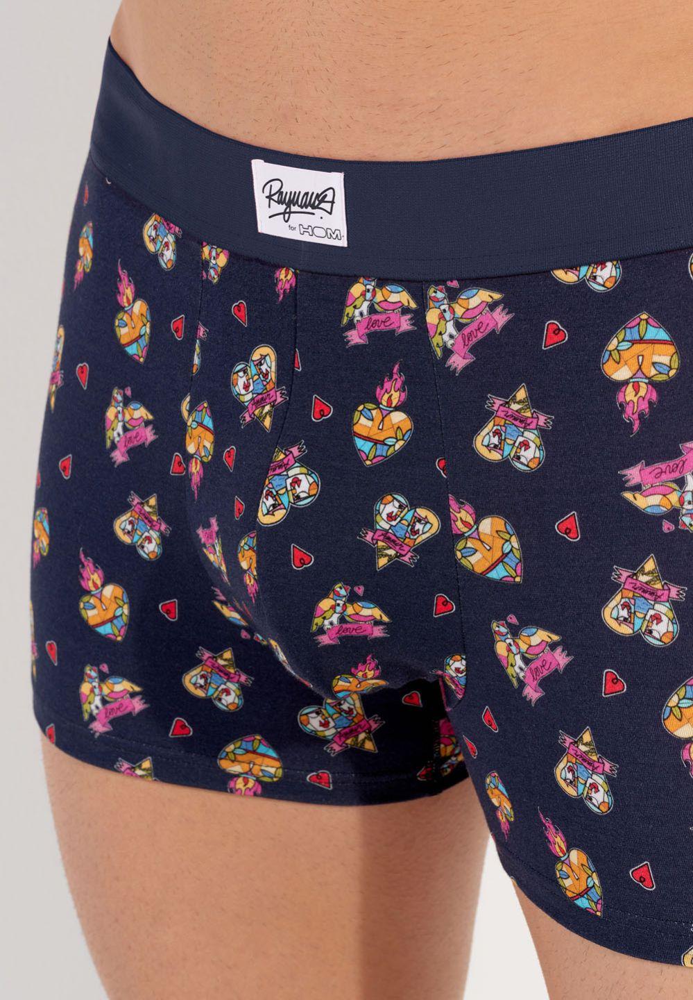 Hom Boxer Love Story En Modal Et Coton Et Doublure Coton Collection Capsule HOM