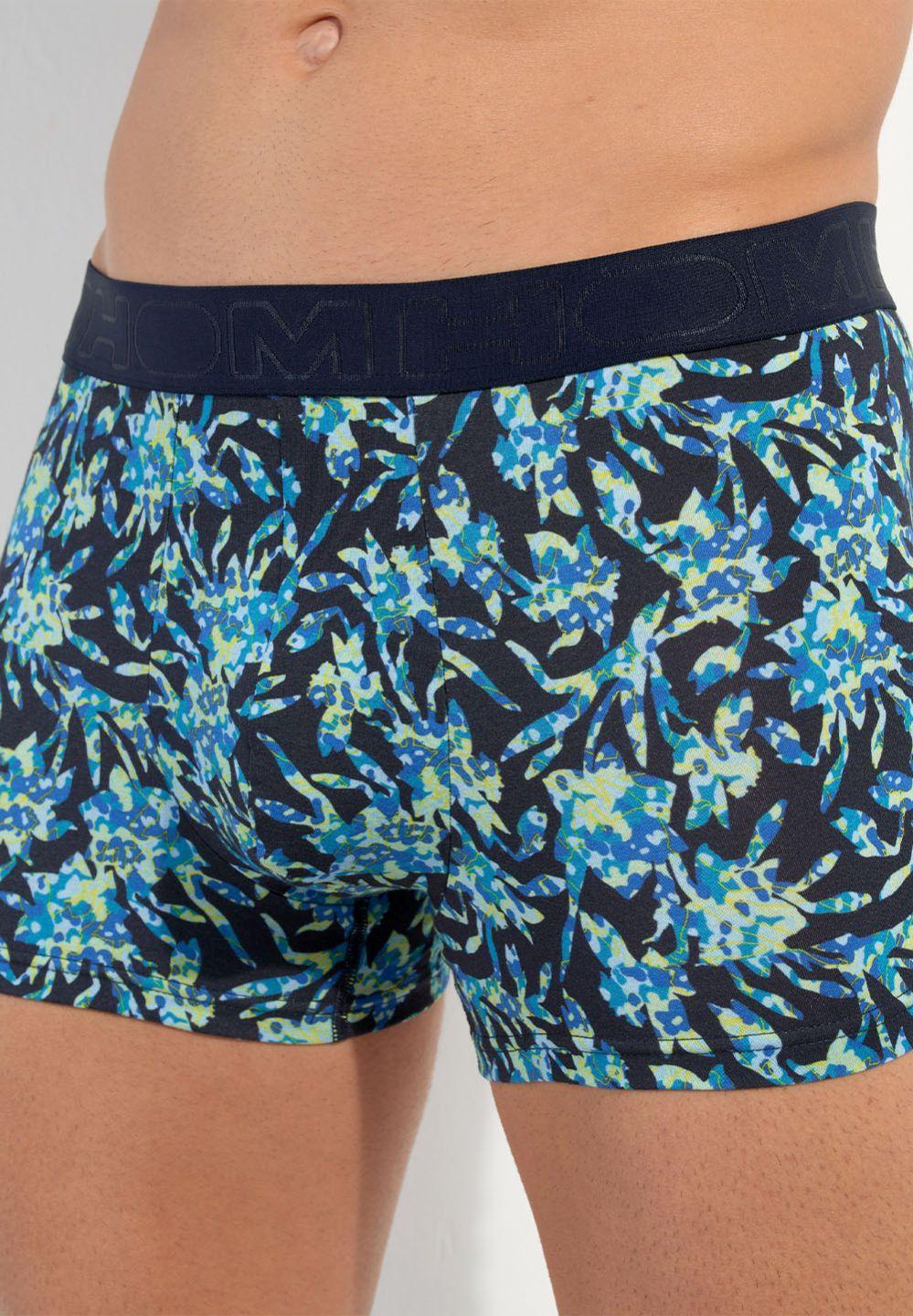 Hom Boxer Pour Homme En Couleur Imprimé Marine De La Collection Mode HOM